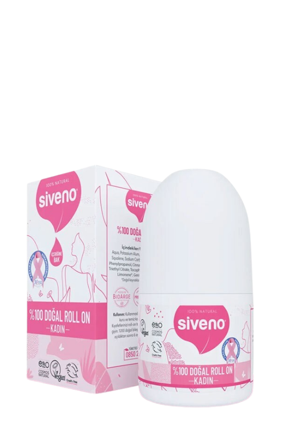SİVENO %100 Doğal Roll-On – Kadınlar İçin 50 ml - 1