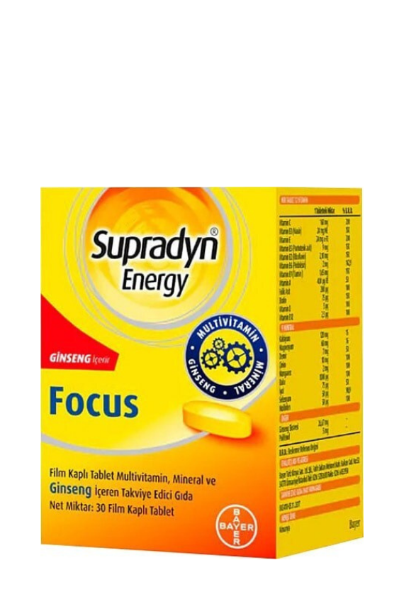 Supradyn Energy Focus 30 Tablet - 1