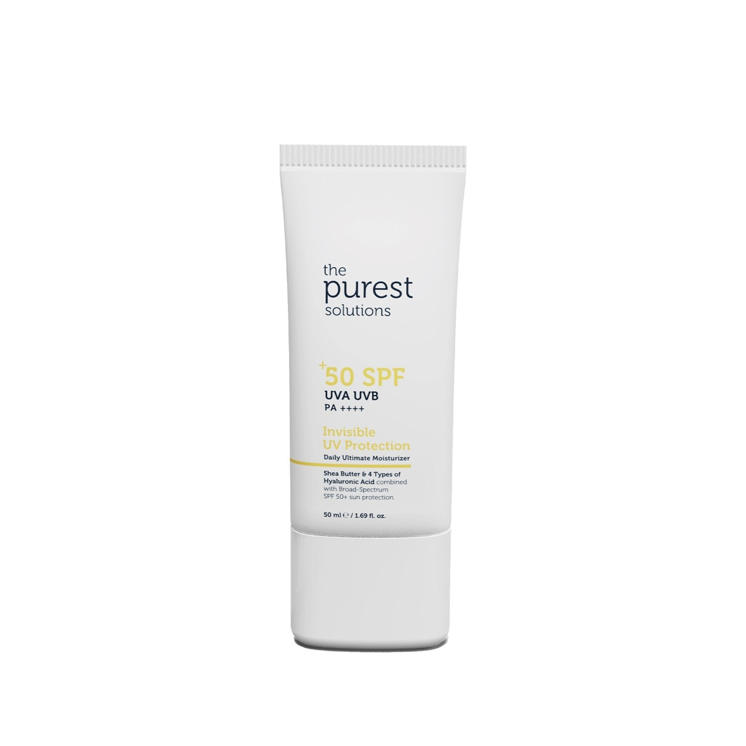 The Purest Solutions Görünmez UV Koruması SPF 50+ Günlük Yoğun Nemlendirici Güneş Kremi 50 ml - 1