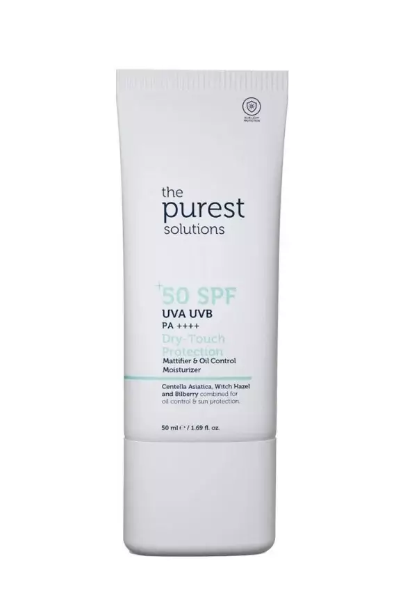 The Purest Solutions Yağlı Ciltler İçin Mat Bitişli Güneş Kremi 50+ 50 ml - 1