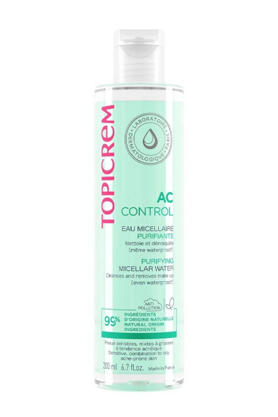 Topicrem AC Purifying Micellar Water Yüz ve Makyaj Temizleme Suyu 200 ml - 1