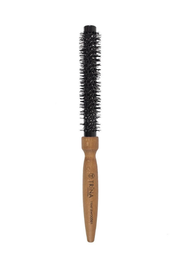 Trina Ahşap Saplı Saç Fırçası 25 mm TRNFIRWOOD02 - 1