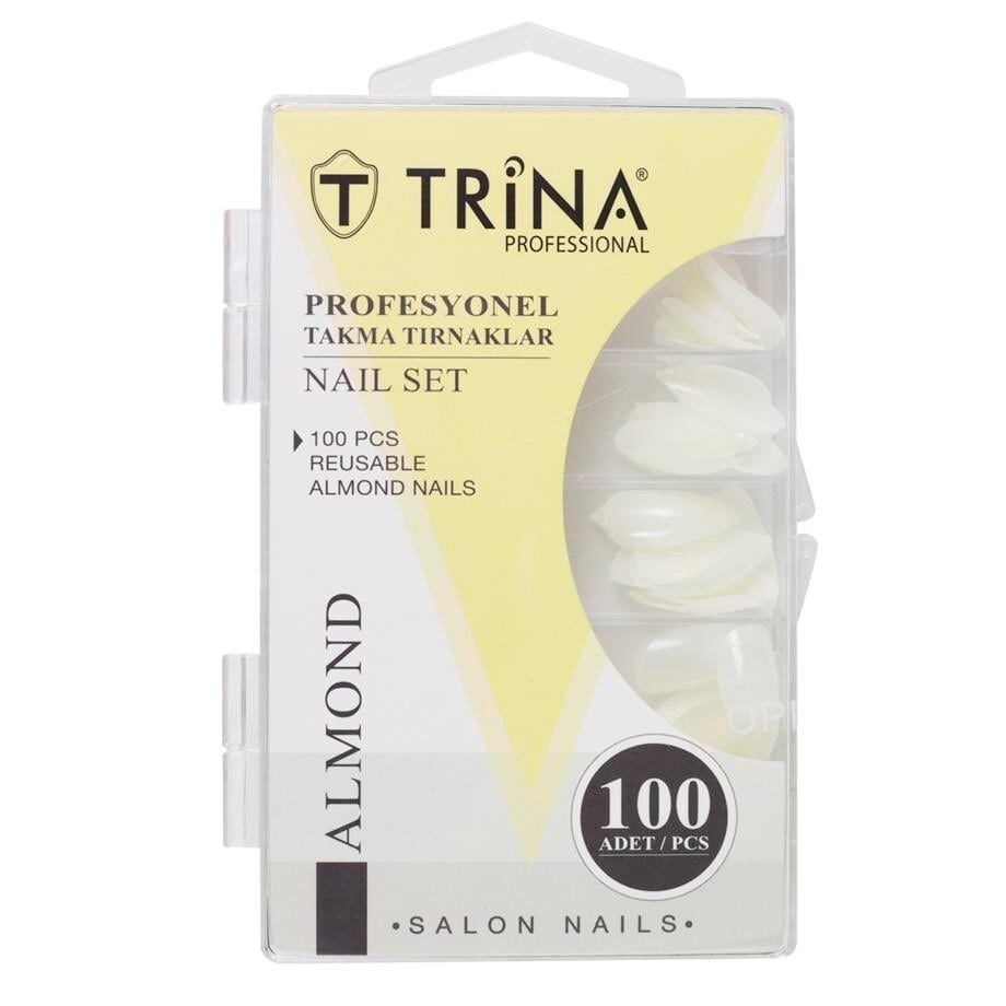 Trina Almond Takma Tırnaklar 100 Adet TRNNAIL0003 - 1