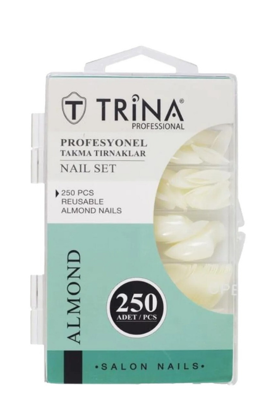 Trina Almond Takma Tırnaklar 250 Adet TRNNAIL0009 - 1