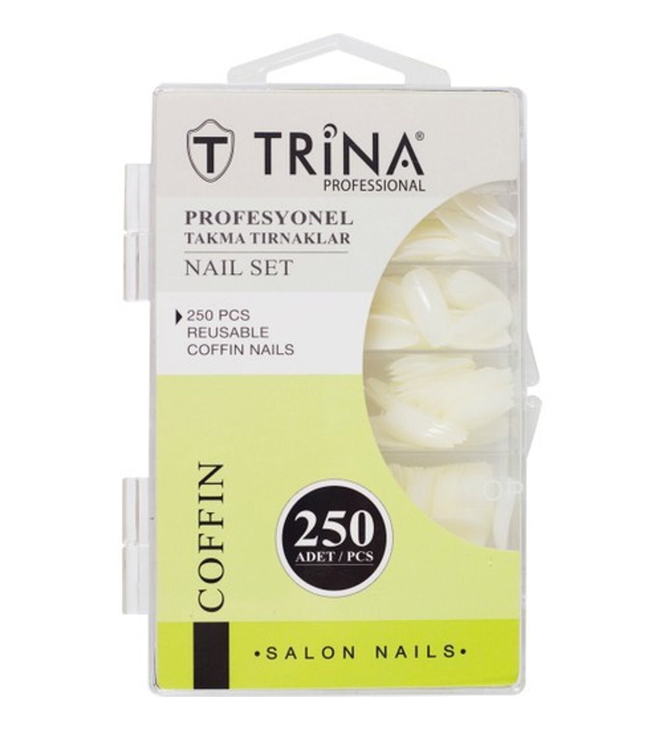 Trina Coffin Takma Tırnaklar 250 Adet TRNNAIL0012 - 1