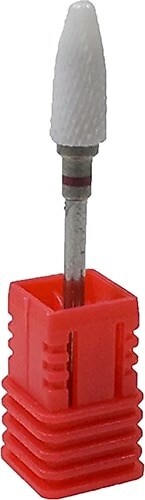 Trina Seramik Freze Ucu Protez Tırnak Törpüsü Kırmızı 6x14.7mm TRNDRILBIT0001 - 1