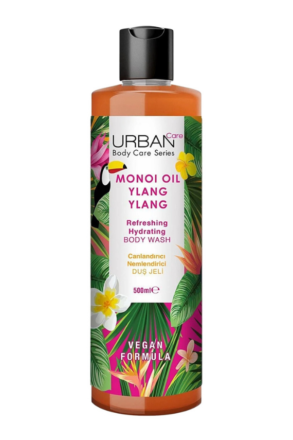 URBAN Care Body Care Series Monoi Oil Ylang Ylang Canlandırıcı ve Nemlendirici Duş Jeli 500 ml - 1