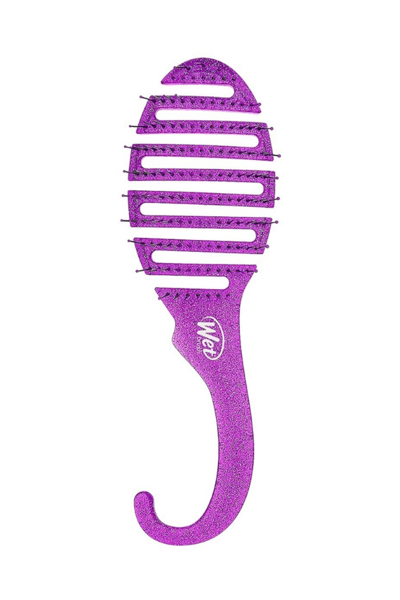 Wet Brush Shower Detangler Simli Saç Fırçası Mor - 1